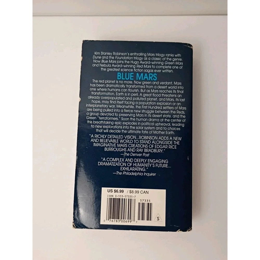 Blue Mars (Book 2 of the Mars Trilogy), Robinson, Kim Stanley, Paperback